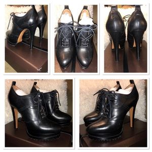 Authentic Alaia Pointure Bootie Heels 40.5- Black